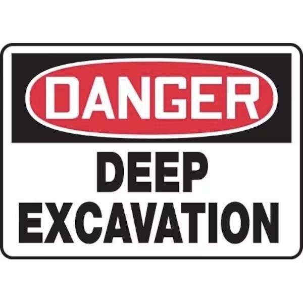 Accuform OSHA DANGER SAFETY SIGN DEEP MCRT137VS MCRT137VS - main
